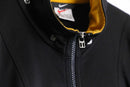 "NIKE" black × yellow switching track jacket