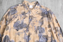 smoky botanical abstract shirt