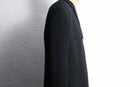 black pleats gimmick tailored jacket