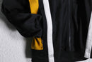 "NIKE" black × yellow switching track jacket