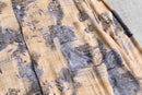 smoky botanical abstract shirt