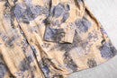 smoky botanical abstract shirt