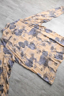 smoky botanical abstract shirt