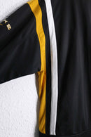 "NIKE" black × yellow switching track jacket
