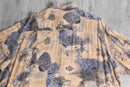 smoky botanical abstract shirt