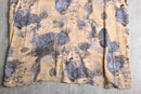 smoky botanical abstract shirt