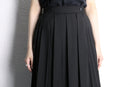 pleats switch wrap middle skirt