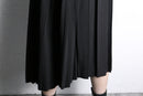 pleats switch wrap middle skirt
