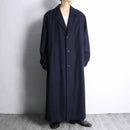 ”KING SIZE” navy XL single chesterfield coat