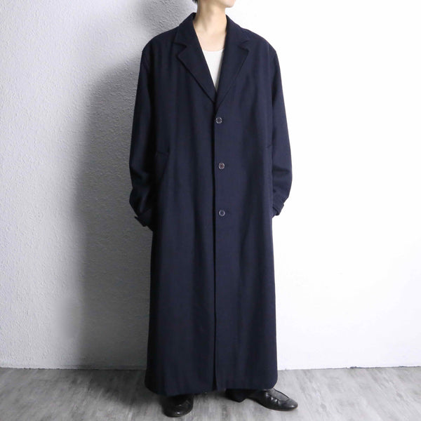 ”KING SIZE” navy XL single chesterfield coat