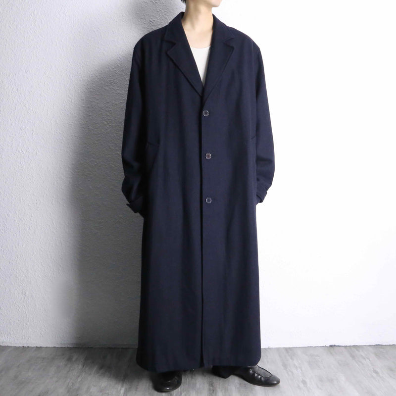 ”KING SIZE” navy XL single chesterfield coat