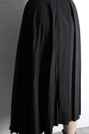 pleats switch wrap middle skirt