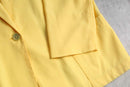 90's SAG HARBOR light yellow easy tailored jacket