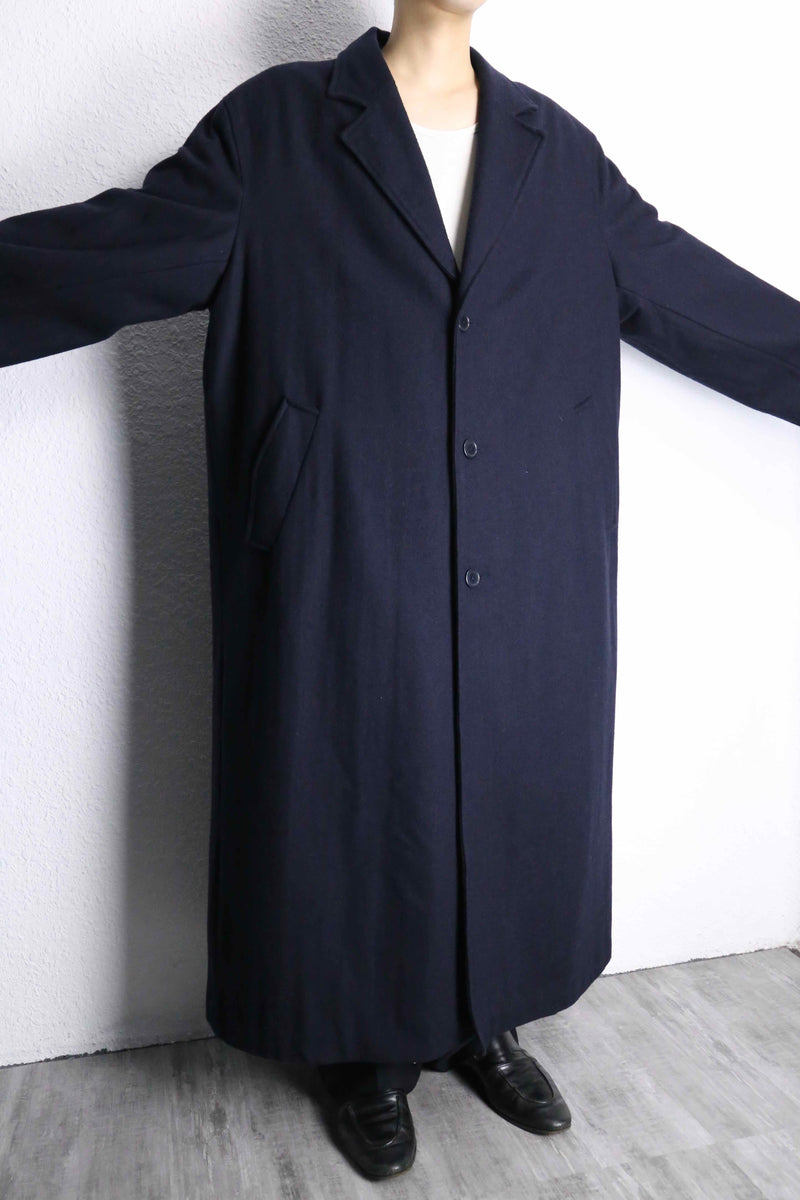 ”KING SIZE” navy XL single chesterfield coat