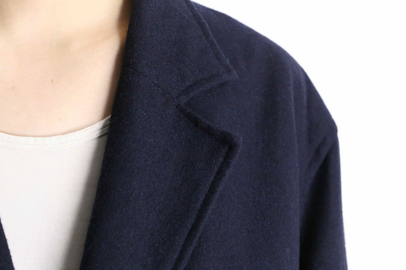 ”KING SIZE” navy XL single chesterfield coat