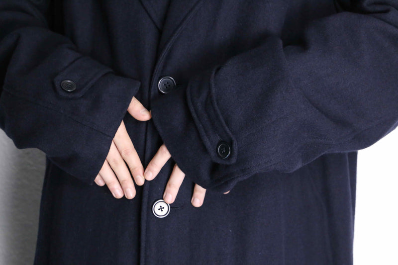 ”KING SIZE” navy XL single chesterfield coat