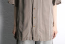 washable silk open collar s/s shirts