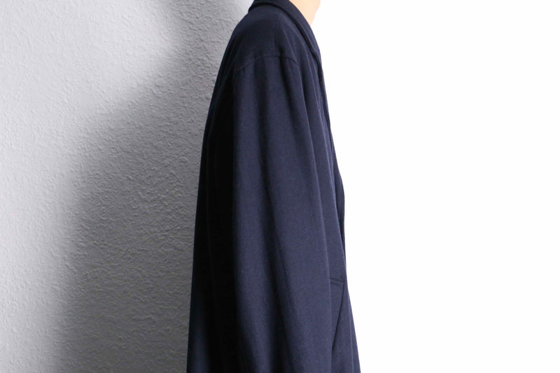 ”KING SIZE” navy XL single chesterfield coat