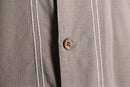washable silk open collar s/s shirts