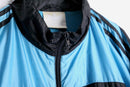 "adidas" pastel color nylon track jacket