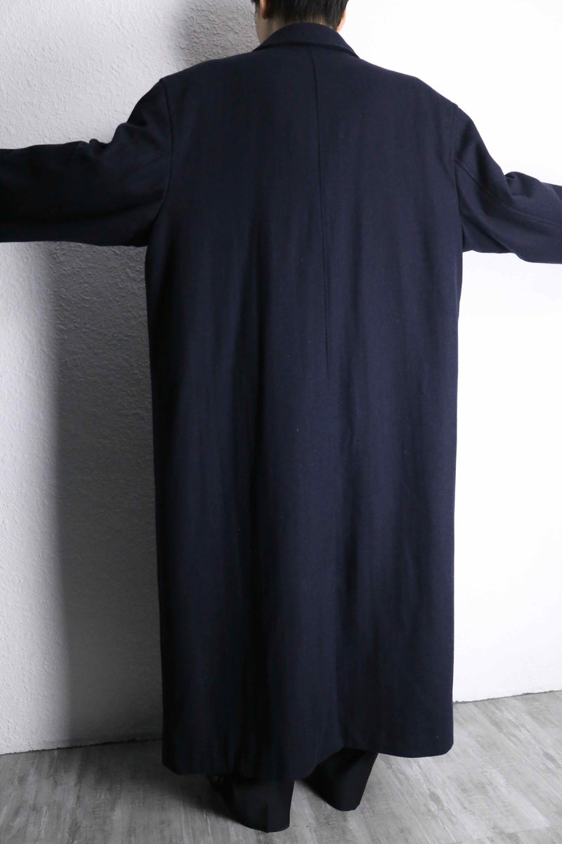 ”KING SIZE” navy XL single chesterfield coat