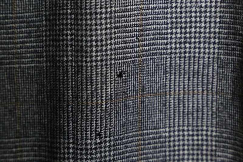 “YSL” glen check pattern 3B tailored jacket