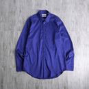 “Calvin Klein” deep blue cotton dress shirt