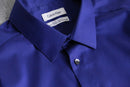 “Calvin Klein” deep blue cotton dress shirt
