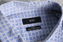 “BOSS HUGO BOSS”geometric pattern L/S shirt