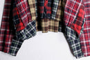 ''Re:make'' random check shirt hoodie