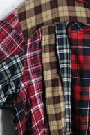 ''Re:make'' random check shirt hoodie
