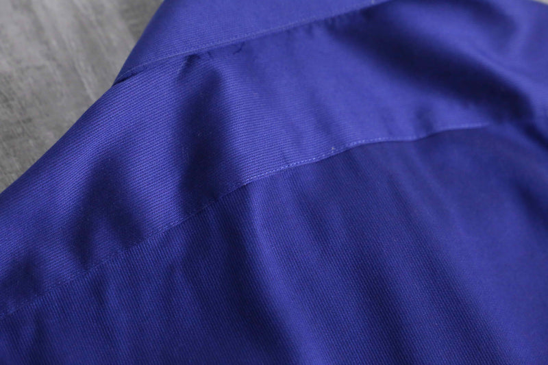 “Calvin Klein” deep blue cotton dress shirt