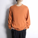 "Eddie Bauer" light orange cotton knit