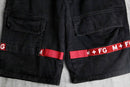 90s M+Francois Girbaud shuttle shorts baggy denim pants