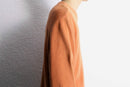 "Eddie Bauer" light orange cotton knit