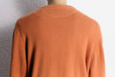 "Eddie Bauer" light orange cotton knit