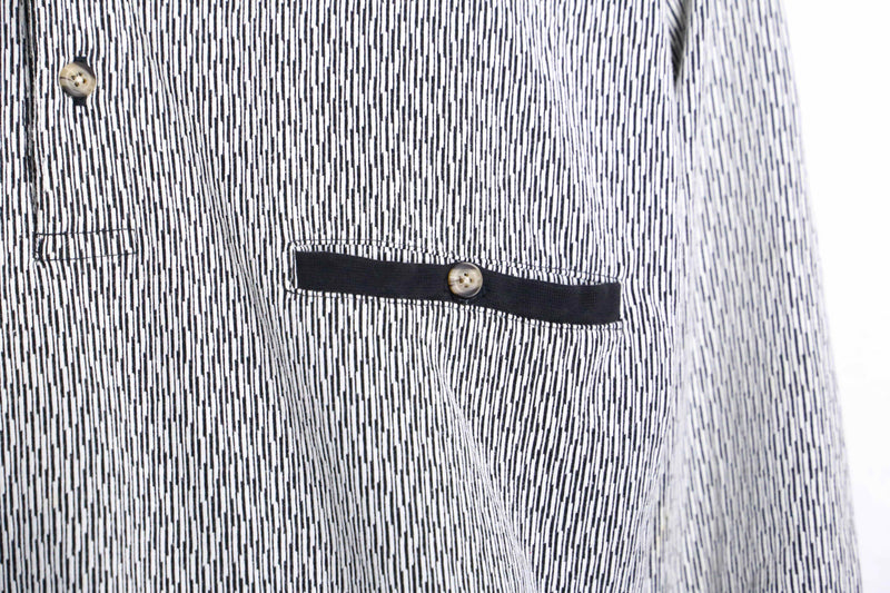 1990's TOWN CRAFT random stripe polo