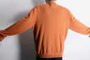 "Eddie Bauer" light orange cotton knit