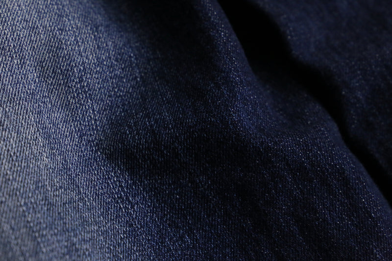 “AVIREX” dark indigo fade buggy denim pants