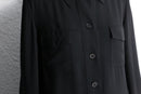 minimal four pocket rayon blend shirt jacket