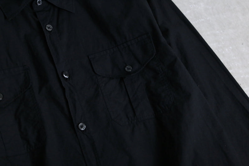 C.P.company garment dye black cotton shirt "NOS"