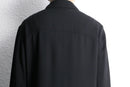 minimal four pocket rayon blend shirt jacket