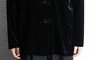 black velours china cardigan