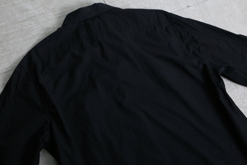 C.P.company garment dye black cotton shirt "NOS"