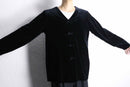 black velours china cardigan