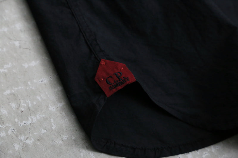 C.P.company garment dye black cotton shirt "NOS"