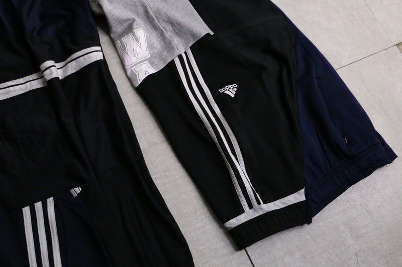 "Re:make" asymmetry docking HAKAMA track pants