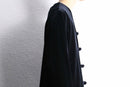 black velours china cardigan
