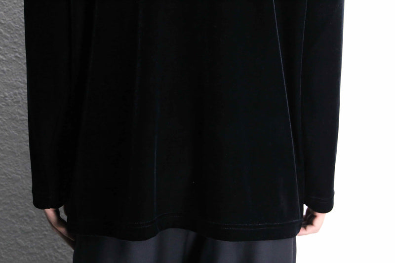 black velours china cardigan