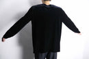 black velours china cardigan